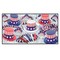 Beistle Decorative Spirit Of America Party Assortment for 50 People